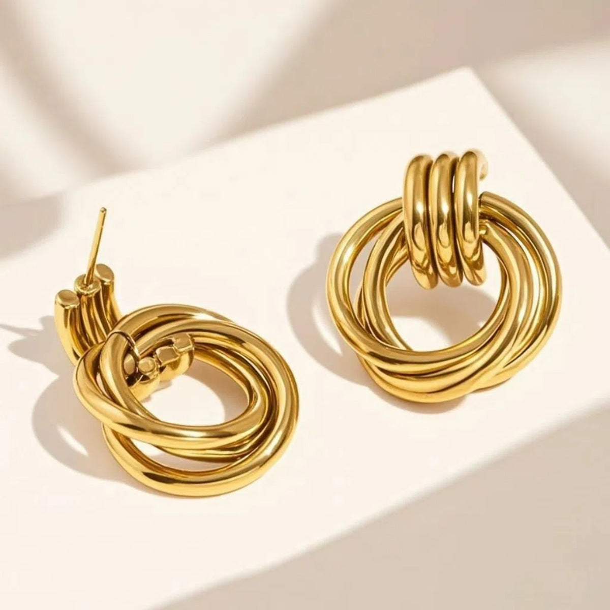 AURENA® SCULPTED HOOP EARRINGS