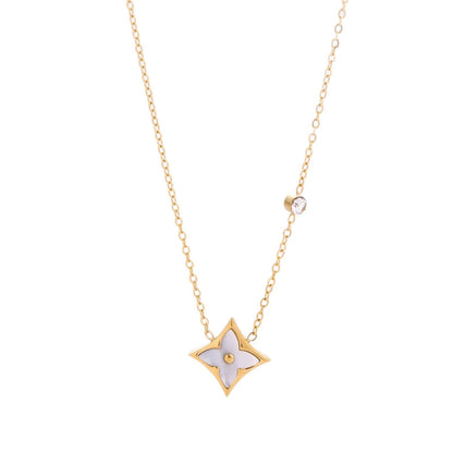Geometrical Shell Rhombus Pendant