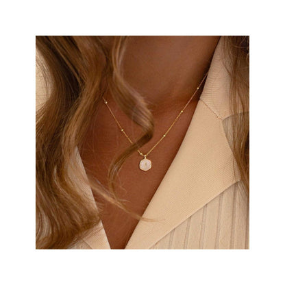 Minimalist Pavé Cross Pendant Necklace