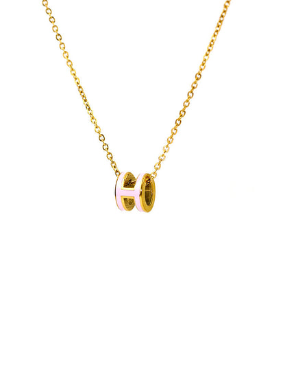 AURENA® H ENAMEL NECKLACE