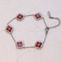 Silver + Red