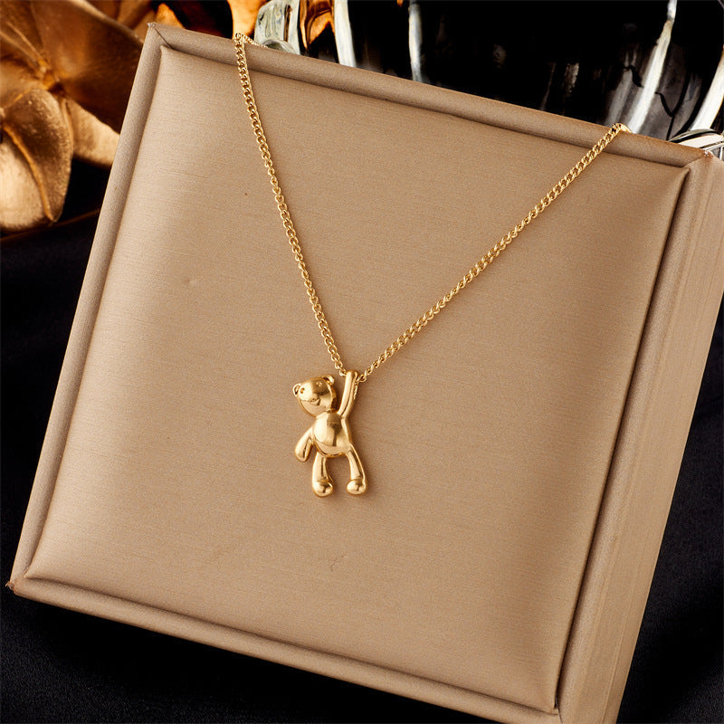 Layered Sunburst & Cross Pendant Necklace