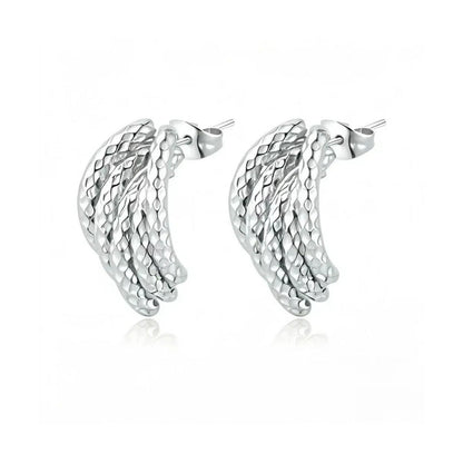 AURENA® SCULPTED HOOP EARRINGS