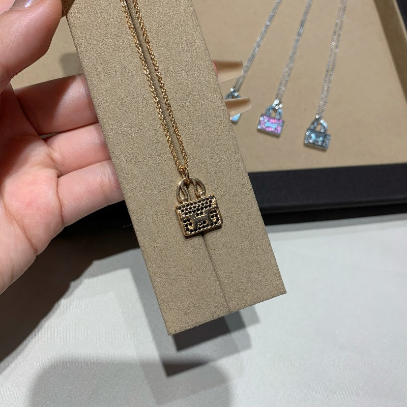 Mini Tote Bag Pendant Necklace