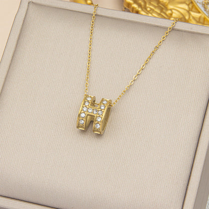 AURENA® H ENAMEL NECKLACE
