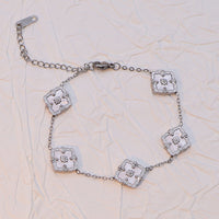 Silver + White
