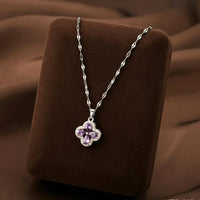 Silver / Purple