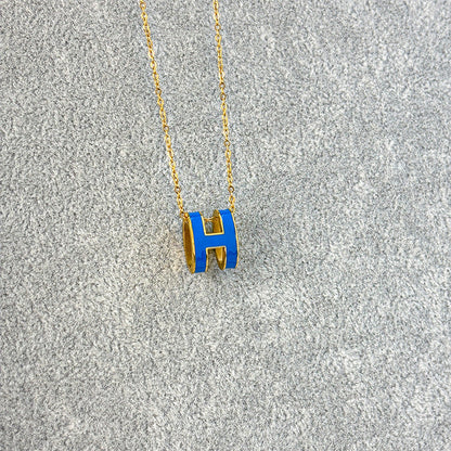 AURENA® H ENAMEL NECKLACE