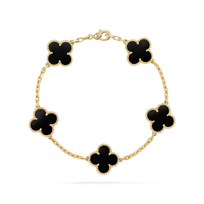 AURENA® CLOVER BRACELET | ONYX