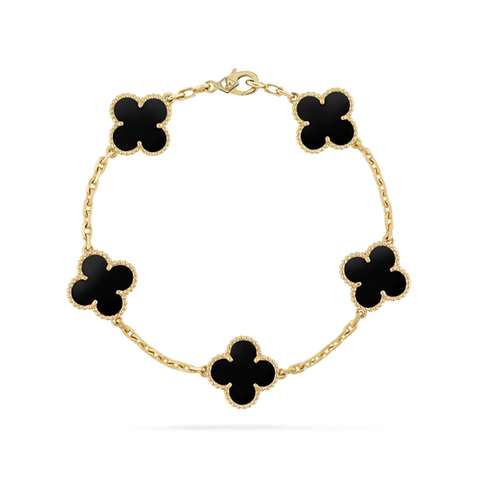 AURENA® CLOVER BRACELET | ONYX